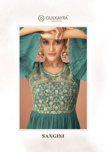 Sangini By Gulkayra Designer Partywear Sharara Style Suits Collection